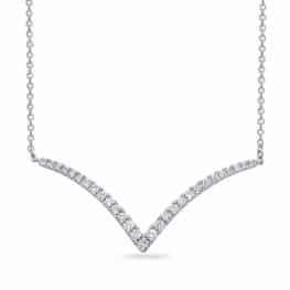 S. Kashi White Gold Diamond Necklace (N1252WG)