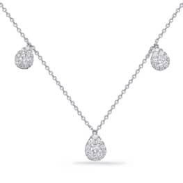 S. Kashi White Gold Diamond Necklace (N1253WG)