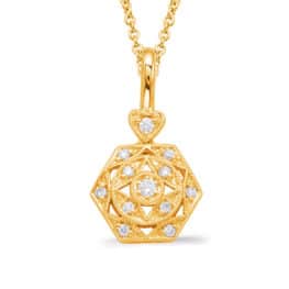 S. Kashi Yellow Gold Diamond Pendant (P3294YG)
