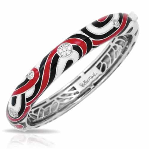 BELLE ETOILE VORTICE RED BANGLE BRACELET