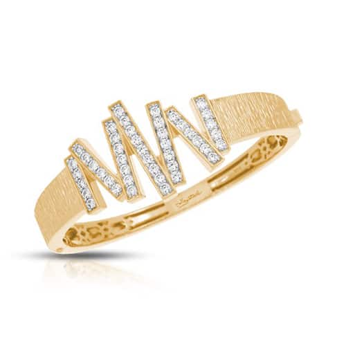 Belle Etoile Monte Carlo Yellow Gold Bangle