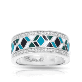 Belle Etoile Forma Collection Blue Ring
