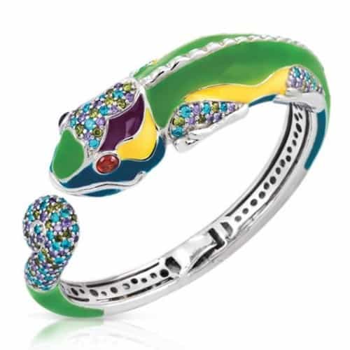 Belle Etoile Chameleon Bangle Bracelet