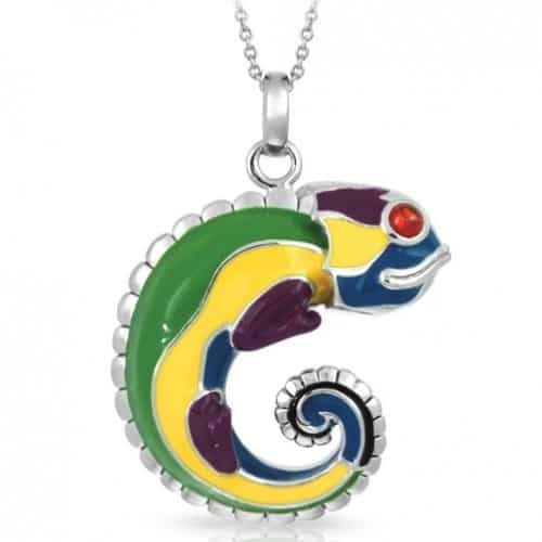 Belle Etoile Chameleon Pendant