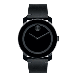 Large Movado Bold Black Mens Watch at Michael Herr in St. Louis.