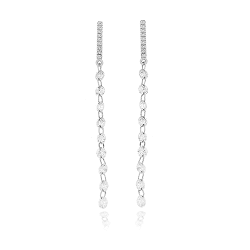 meira t diamond chain earrings