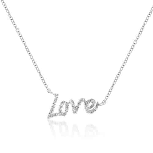 Meira T love necklace.