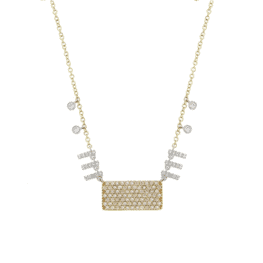 Meira T Milk Diamond Necklace.