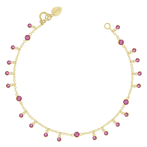 meira t pink sapphire bezel bracelet