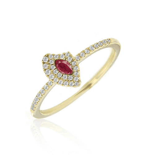 meira t ruby marquise-cut ring